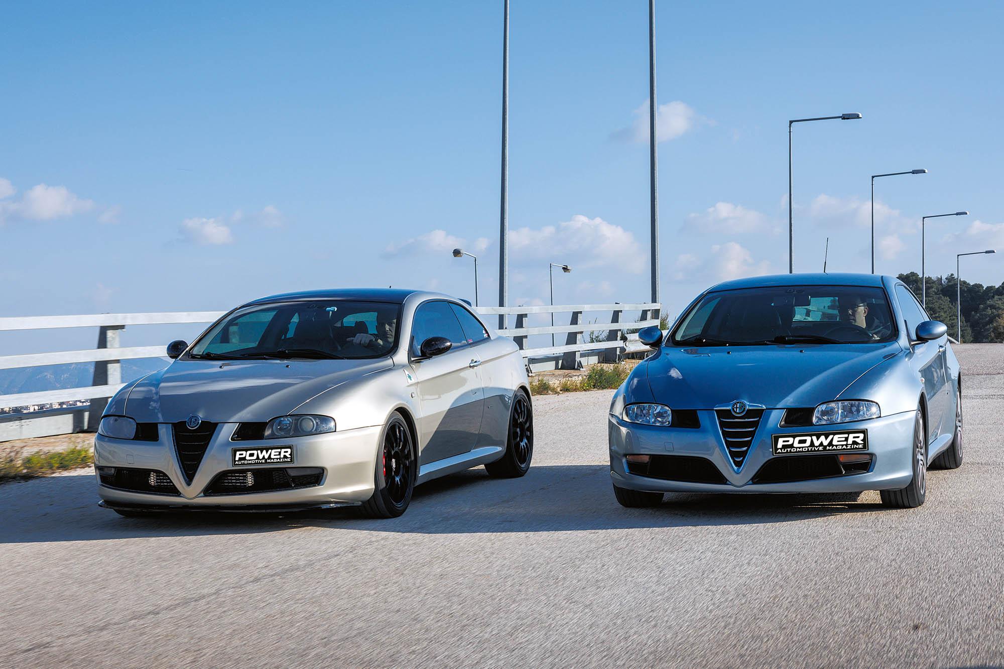 Power Tests  Alfa Romeo GT 1,8 Turbo 235wHp & GT 3,2 V6 227wHp 