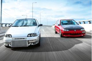 Fiat Punto GT 1.6 16v 504Ps & Peugeot 306 1.6 Turbo 523Ps 