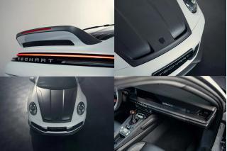 Porsche 911 Carrera 4 GTS T-Hybrid με TECHART Carbon Aero Kit 