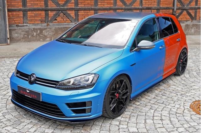 Νέα  VW Golf R με Barracuda Dragoon, KW Variant 3 και δίχρωμο αμάξωμα 