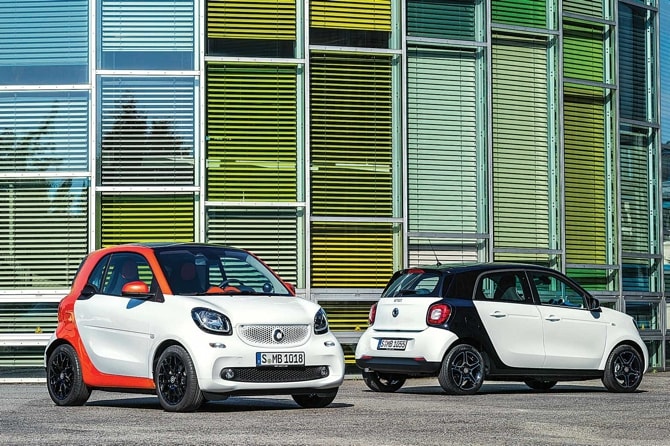 Αποκάλυψη για τα νέα Smart ForTwo & ForFour