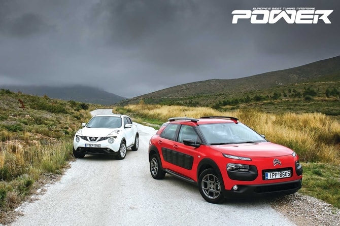 Nissan Juke 1.2DiG-T vs Citroen C4 Cactus 1.6 BlueHDi 100STT