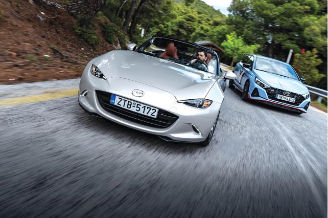 Hyundai i20N 204Ps vs Mazda MX-5 2.0 Skyactiv-G 184Ps