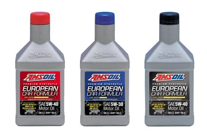 AMSoil European Car Formula 5W-30 & 5W-40 