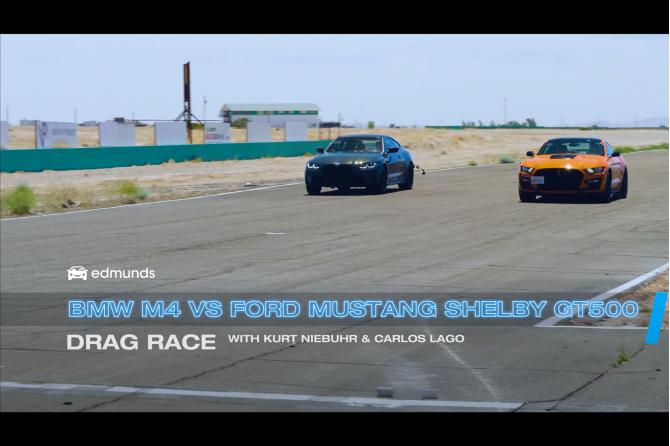 BMW M4 Competition VS Shelby Mustang GT500