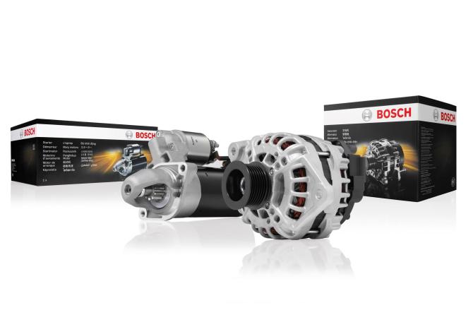 Η Bosch επεκτείνει την γκάμα στις μίζες και τα δυναμό για τα συνεργεία