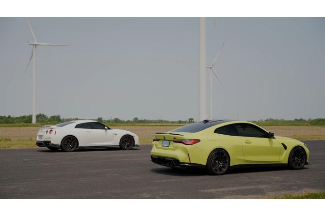 BMW M4 Competition vs Nissan GT-R. Ποιό είναι ταχύτερο στα 400m;