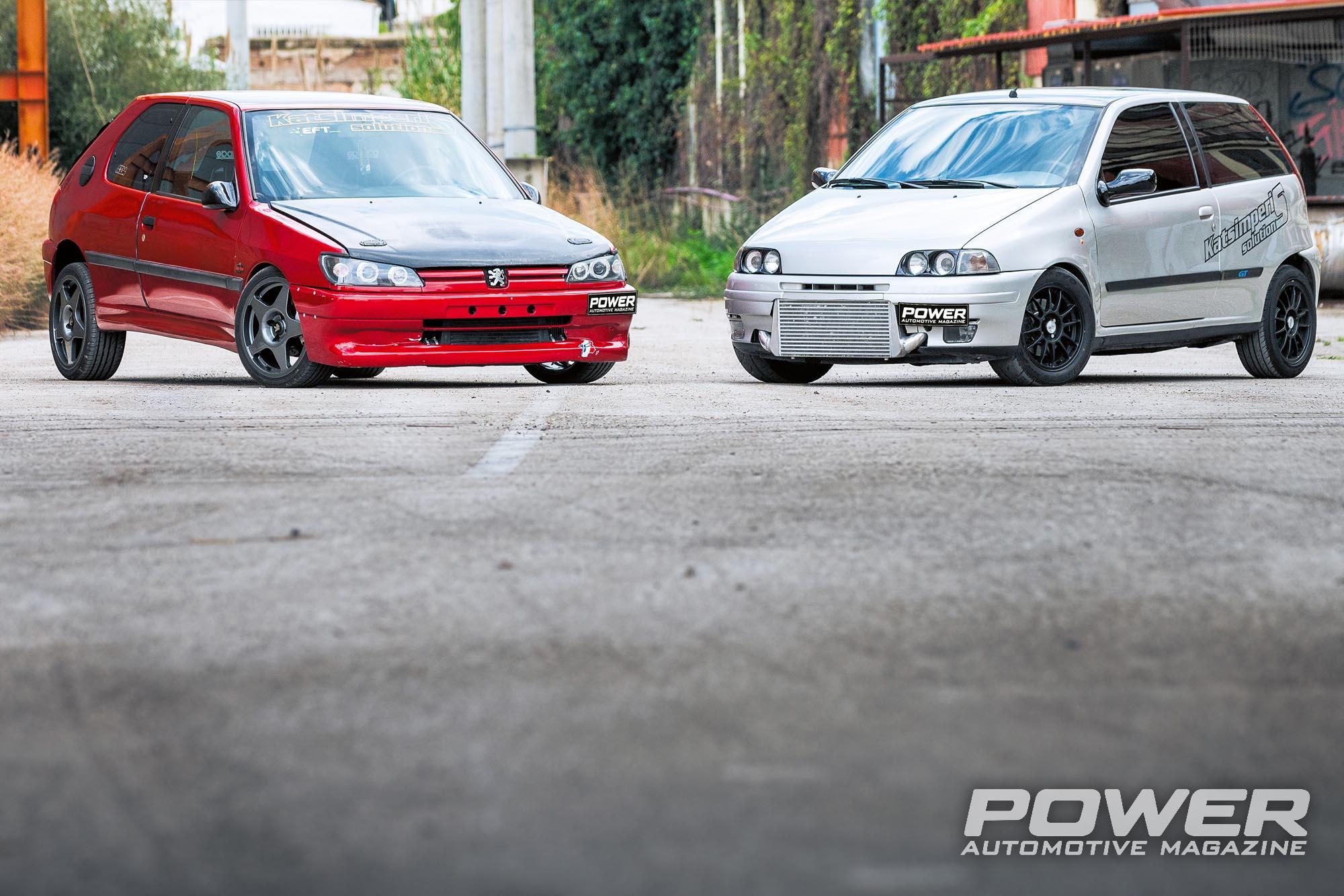 Fiat Punto GT 1.6 16v 504Ps & Peugeot 306 1.6 Turbo 523Ps 